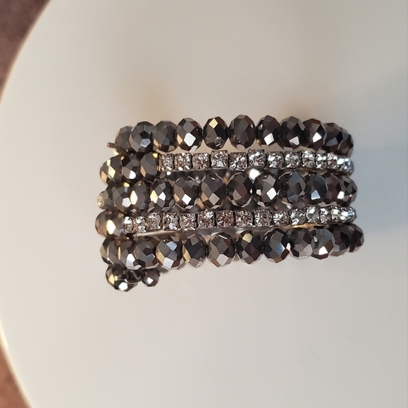 Drawstring Wire shimmering Beads Bracelet 🌴 - Picture 10 of 12